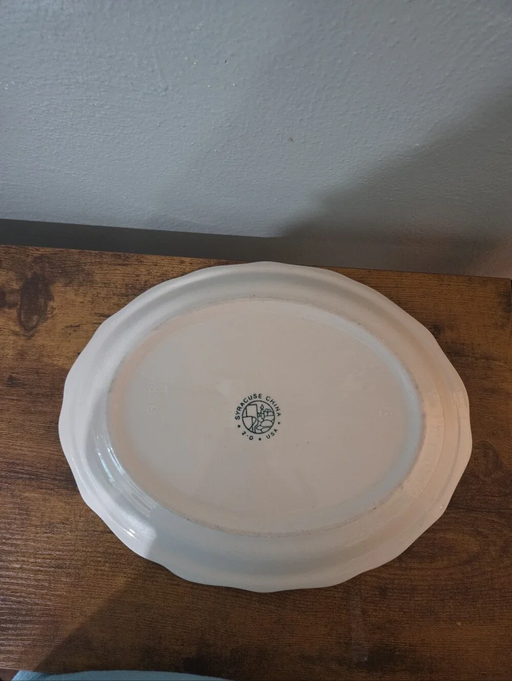 Vintage Syracruse China Strawberry Hill Pink Oval Platter Restaurant Ware.